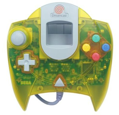 Sega Dreamcast US Yellow Controller